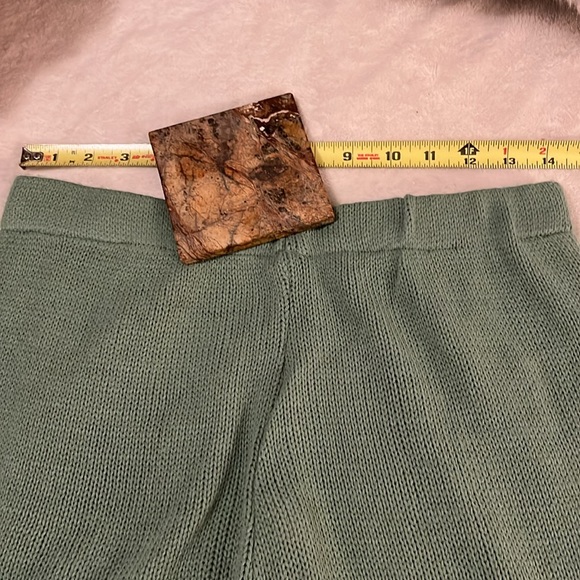 Urban Rebel Mock T Sleeveless Top NWT Green Knit Wide Leg Cropped Palazzo Pants - Picture 14 of 16